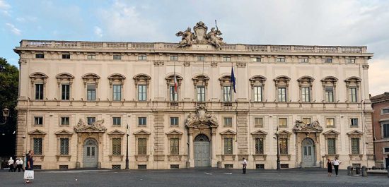 Il palazzo dove ha sede la Corte Costituzionale