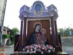 Montefiascone - La processione con l'immagine della Madonna delle Grazie