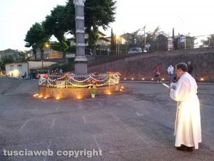 Montefiascone - La processione con l'immagine della Madonna delle Grazie - Don Luciano