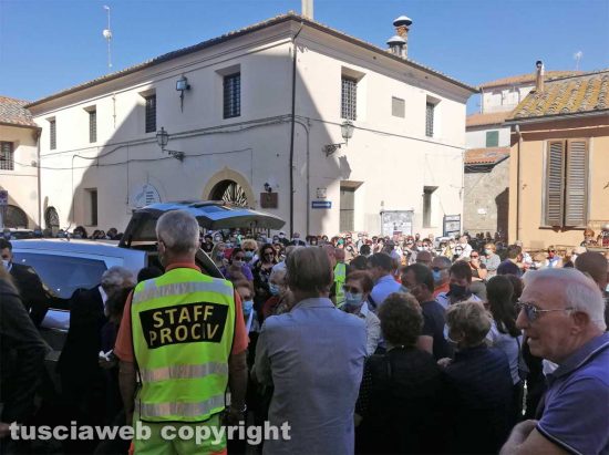 Montalto di Castro - I funerali di Lauretta Cardarelli