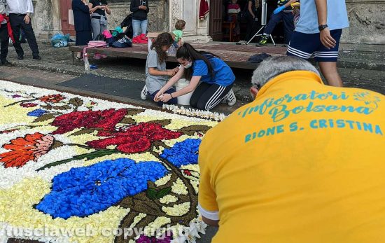 Bolsena - La festa del Corpus Domini 2020 - L'infiorata