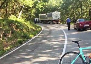 Pienza - L'incidente in cui è rimasto coinvolto Alex Zanardi