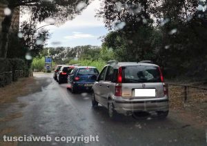 Montalto di Castro - Code all'uscita dalla Marina