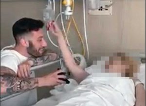 Fucecchio - Edoardo e Chiara in ospedale