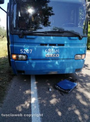 Il pullman fermo