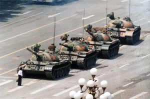 Hong Kong - La foto simbolo delle proteste di piazza Tienanmen