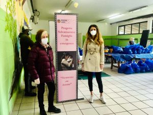 Viterbo - L'assessora Troncarelli - Consegnati 120 pacchi alimentari