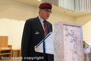 Viterbo - Ricordato il paracadutista Walter Piscopello