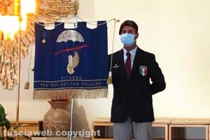 Viterbo - Ricordato il paracadutista Walter Piscopello