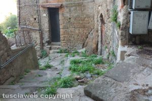 Viterbo - Degrado in via delle Mole