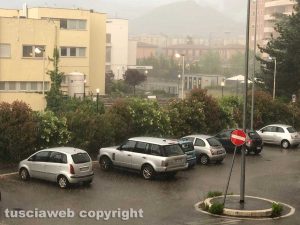 Pioggia su Viterbo