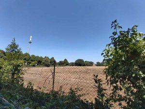Vetralla - L'area  per l'ampliamento degli impianti sportivi