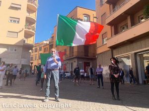 Viterbo - Le Mascherine Tricolori a piazza della Repubblica