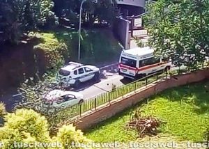 Vignanello - L'intervento del 118 e della polizia locale