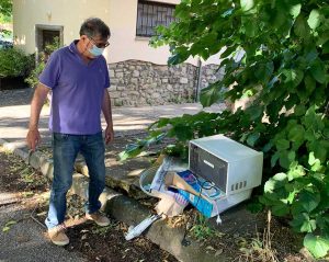 Viterbo - Fratelli d'Italia pulisce Campo Graziano a La Quercia