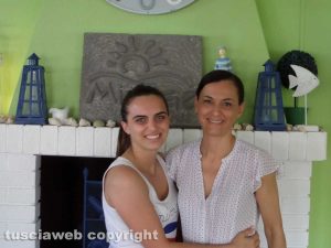 Tarquinia Lido - Patrizia Quatrini con la figlia