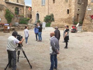Le telecamere di Linea Verde a Civita di Bagnoregio