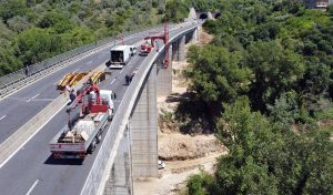 Viadotto chiuso sulla Terni-Orte - I lavori
