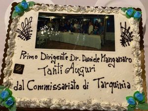Daniele Manganaro festeggiato a Tarquinia
