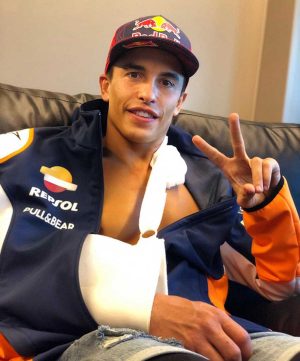 Sport - Motociclismo - Marc Marquez dopo l'incidente a Jerez
