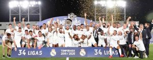 Il Real Madrid vince la sua 34esima Liga