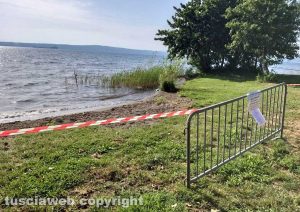 Montefiascone - Ritrovato ordigno bellico nel lago
