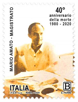 Mario Amato - il francobollo