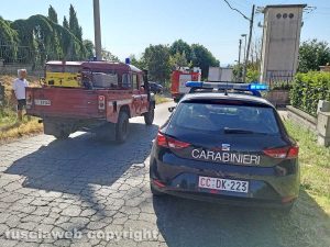 Montefiascone - L'incidente in via Paternocchio