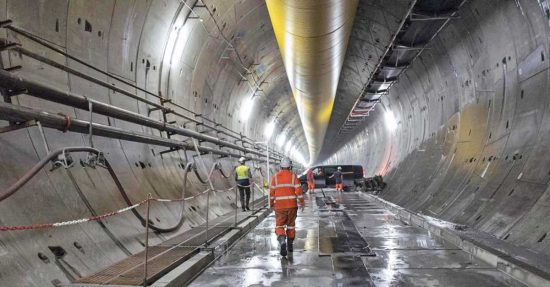 Il cantiere della Tav Torino-Lione