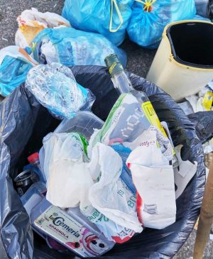 Viterbo - I rifiuti abbandonati al Riello