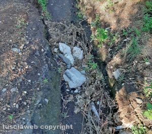 Viterbo - Voragine in strada Risiere