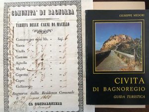 Paperonly - Antico tariffario del 1855 e una guida su Bagnoregio