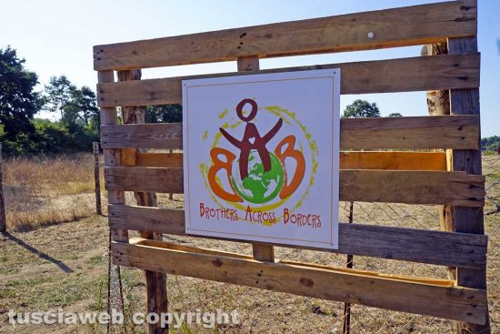 Celleno - Il terreno gestito da rifugiati e migranti