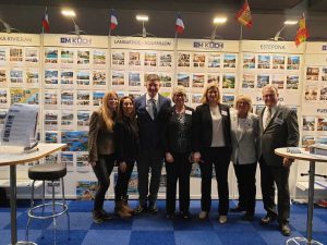 Fabiana Forieri di Med-Imm con i partner svedesi