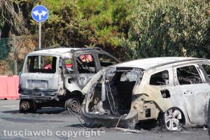 Montalto di Castro - L'hotel Margherita distrutto dall'incendio