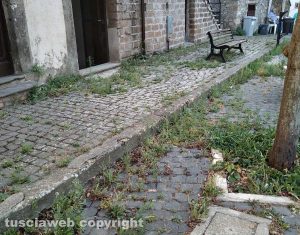Degrado nel borgo di Roccalvecce
