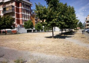 Viterbo - Il parco Aleramo ripulito