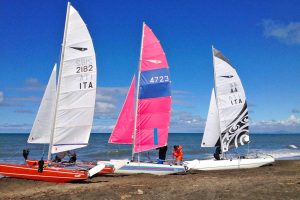 Una regata Dart 18