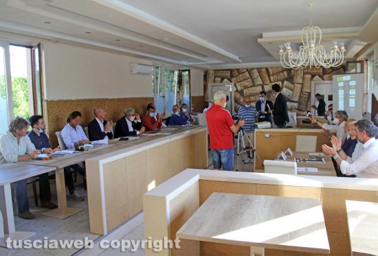 Viterbo - La conferenza stampa di presentazione del settore giovanile della Viterbese