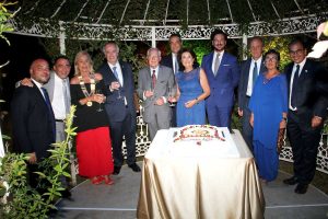 Viterbo - La cerimonia del passaggio della campana del Rotary club