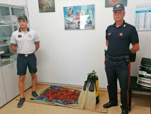 Montalto di Castro - Il corallo rosso sequestro da Carabinieri e Guardia costiera