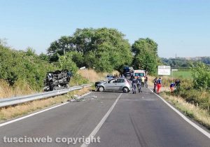 Sutri - Scontro mortale sulla Cassia
