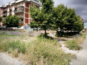 Viterbo - Il parcheggio in via Aleramo