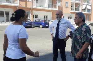 Civitavecchia - Il sindaco Tedesco visita le periferie