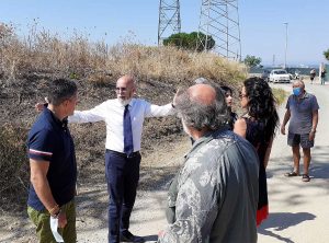 Civitavecchia - Il sindaco Tedesco visita le periferie