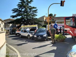 Scontro a Grotte Santo Stefano