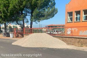 Viterbo - I lavori al campo del Pilastro