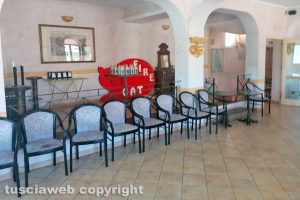 Viterbo - La sede del club "Us Viterbese 1908"