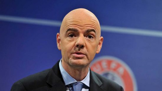 Il presidente della Fifa Gianni Infantino