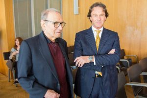 Ennio Morricone con Francesco Bigiotti